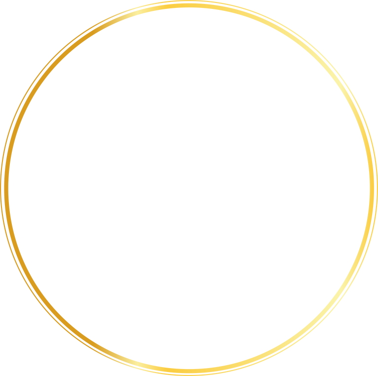 Circle round Aesthetic gold shape abstract frame border background element